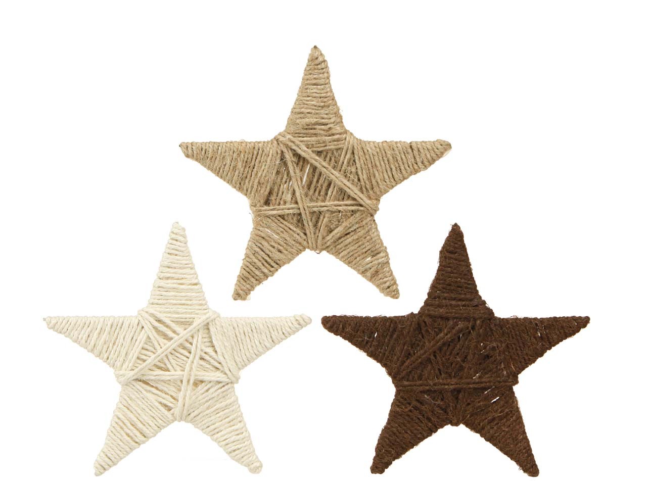 Stern Jute naturmix D20cm
