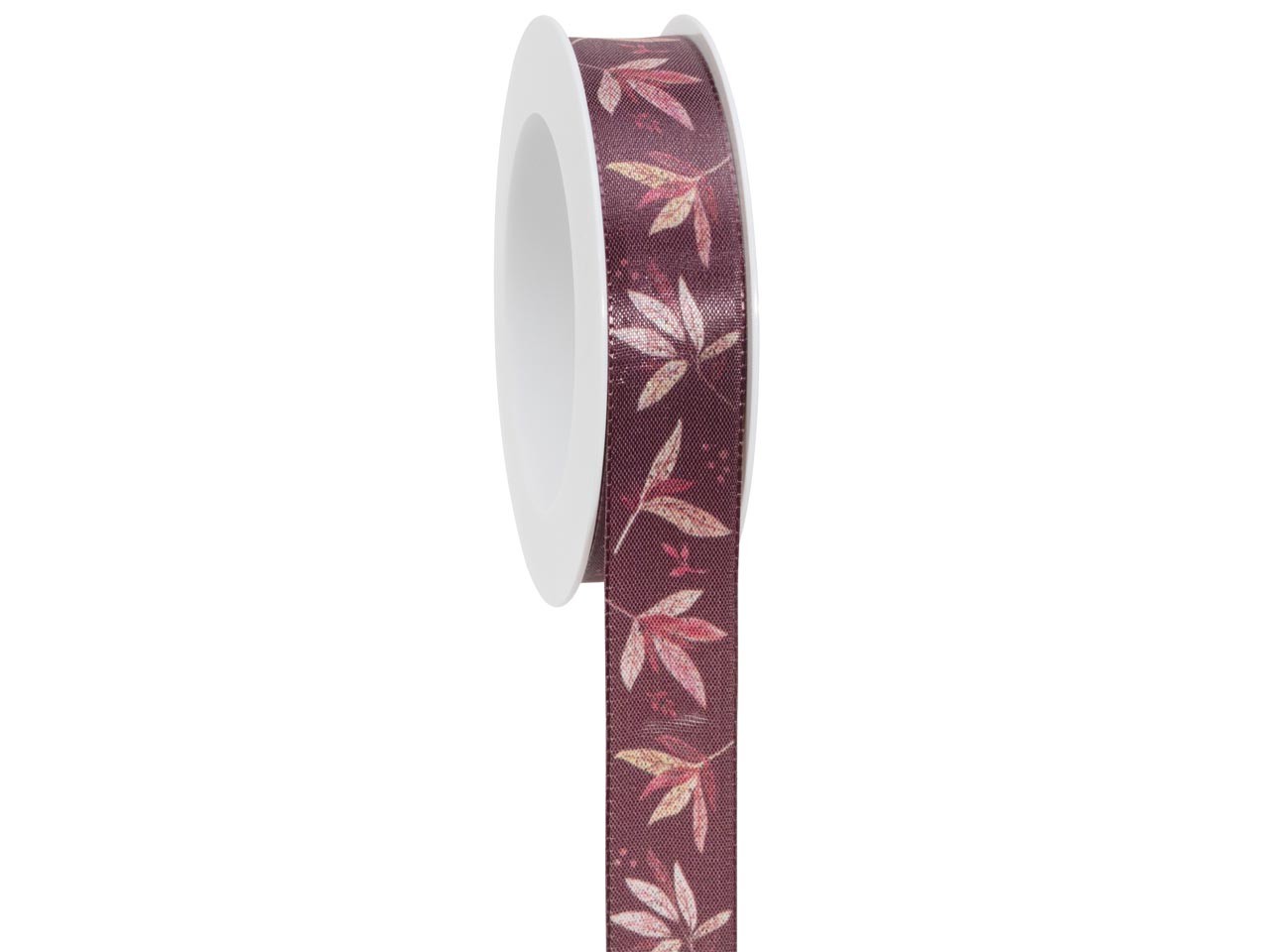 Band Herbstidylle 25 mm 18 Meter 252 wein