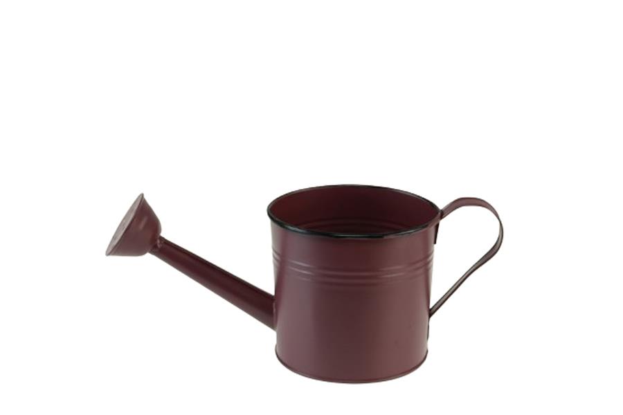 Gießkanne Metall aubergine D13,5cm L32cm