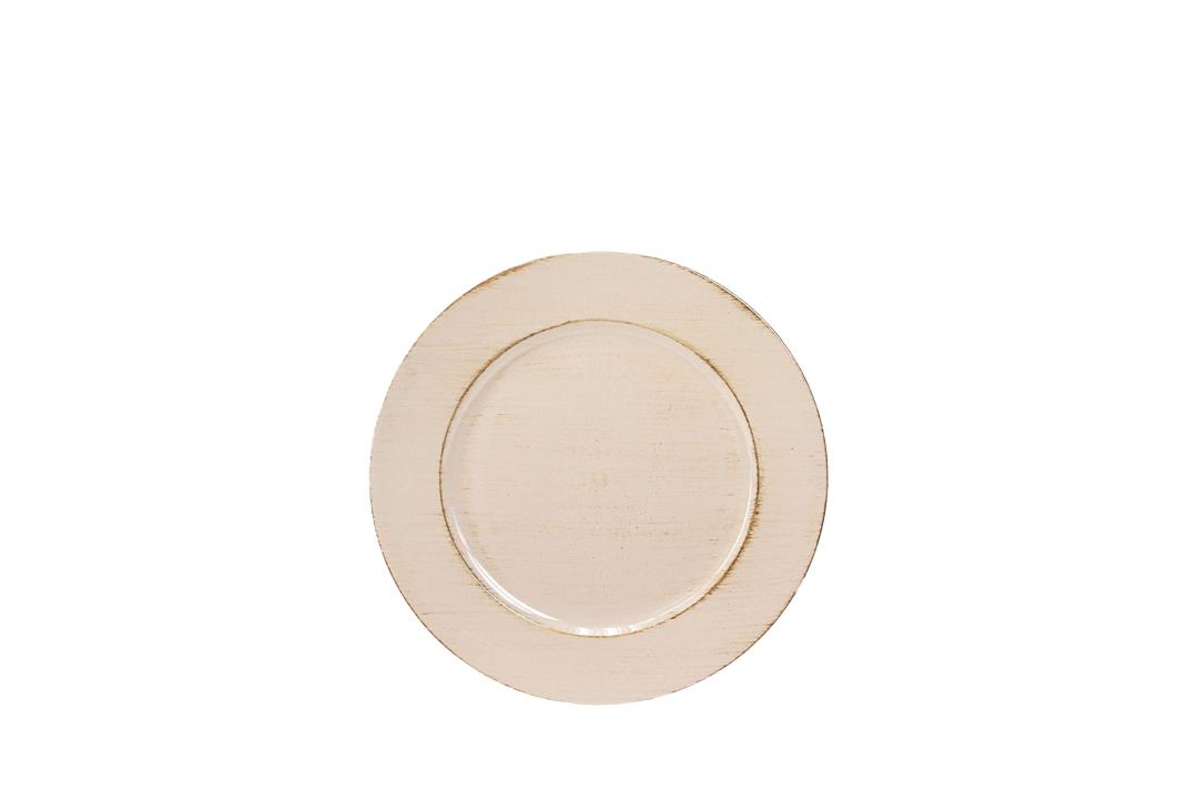 Teller KARA Kunststoff creme D17cm