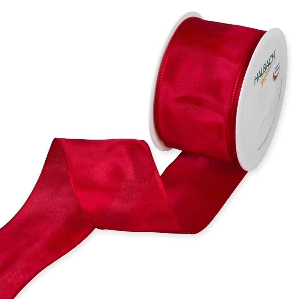 Drahtkantenband 60 mm 25 Meter rot 77