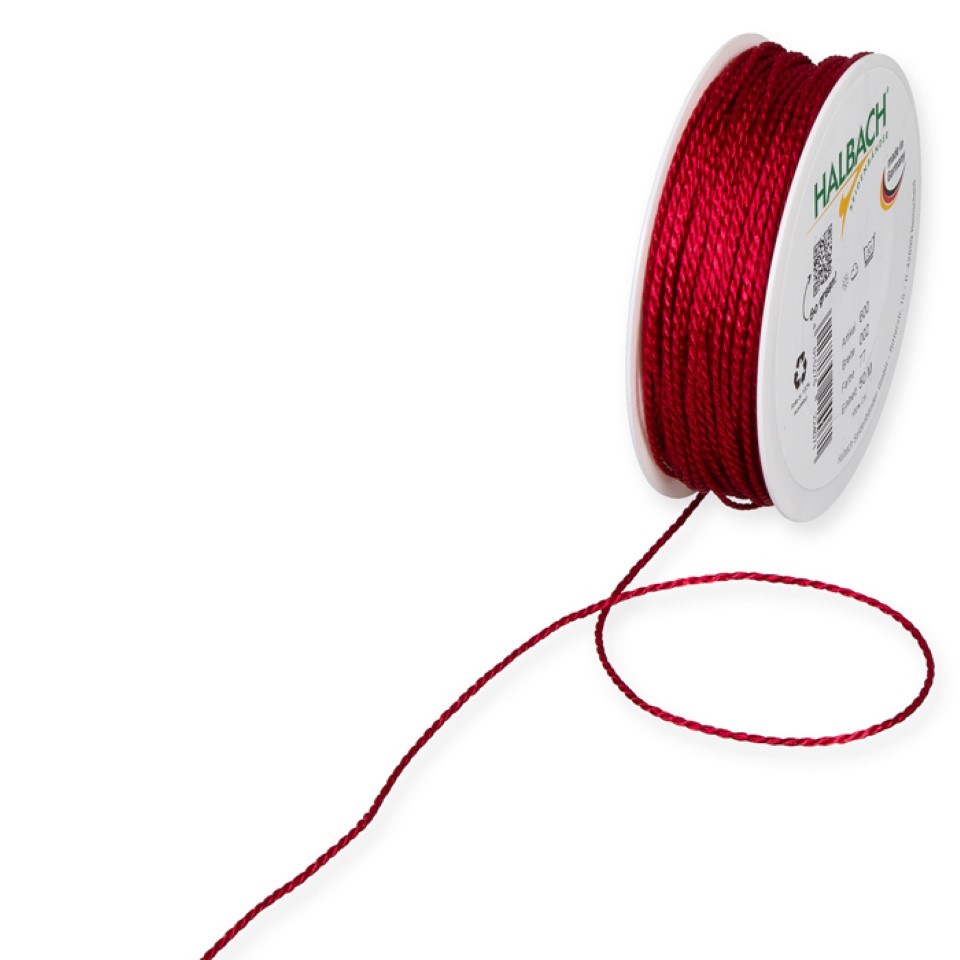Kordel 2mm rot 77