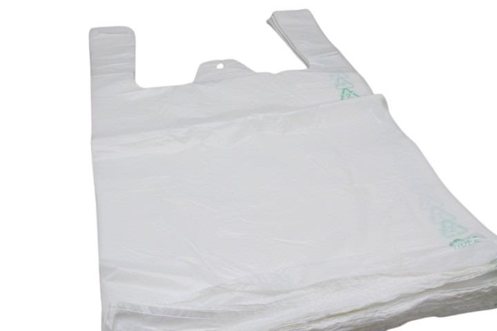 Hemdchen-Taschen weiss 30x18x55 100 Stück NETTO