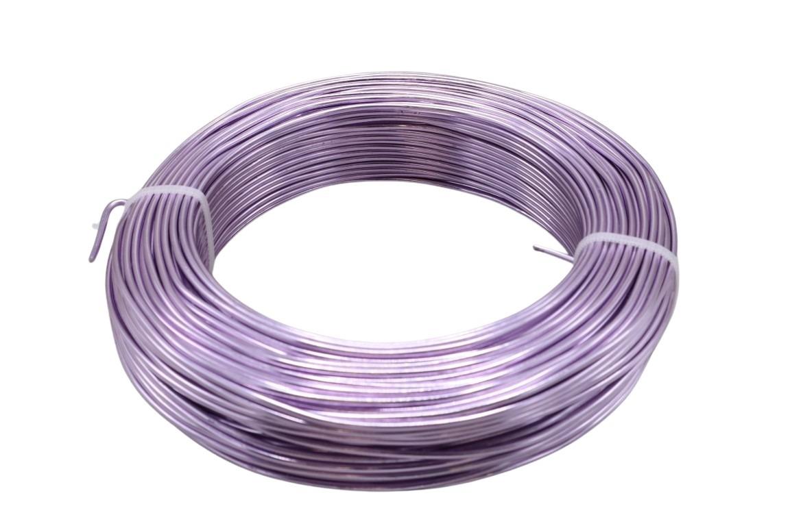 Aluminium-Draht 2mm 500gr./60m lavendel NETTO