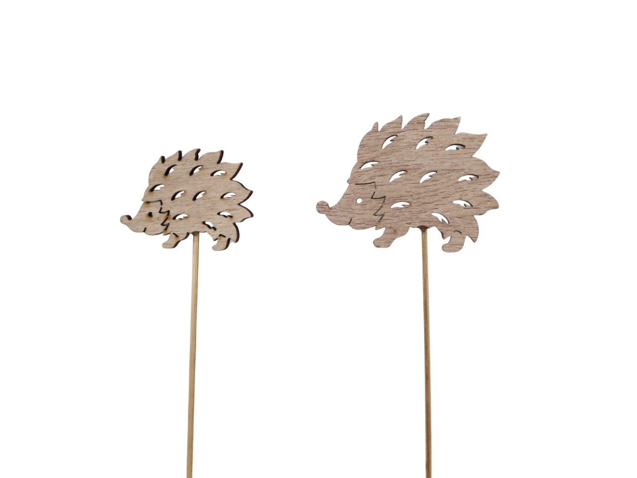 Stecker Igel Holz natur D5+7cm  + Pin