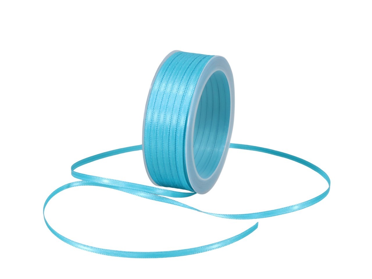 Satinband 3 mm 50 Meter türkis 150