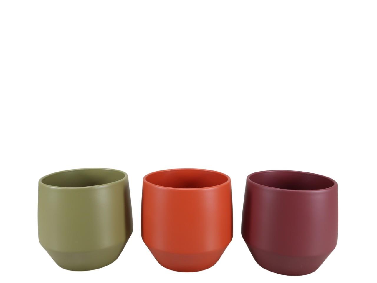 Übertopf Keramik herbstmix D12cm