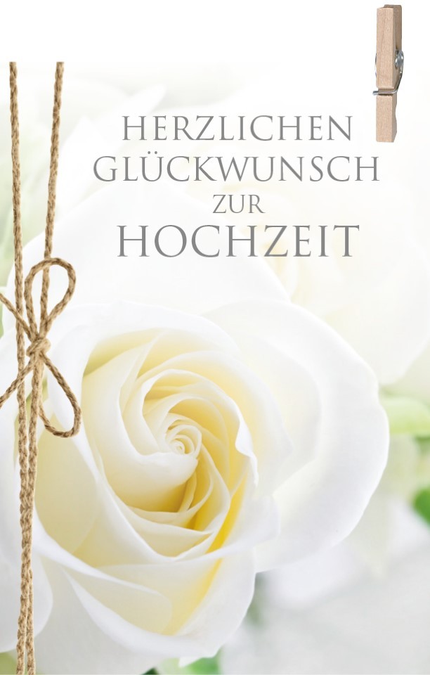 Minikarten Zur Hochzeit 7,5x5 cm