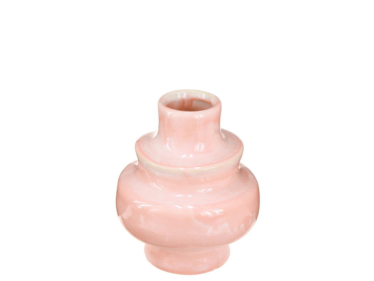 Vase Keramik rosenholz D10,7cm H12,7cm