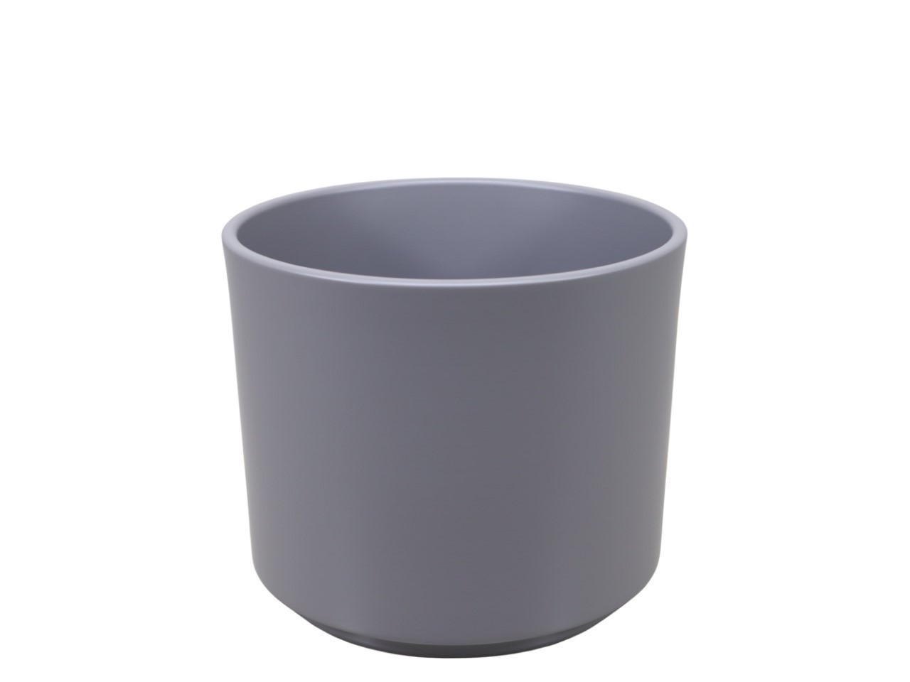 Keramikübertopf Cilindro basaltgrau matt D22cm