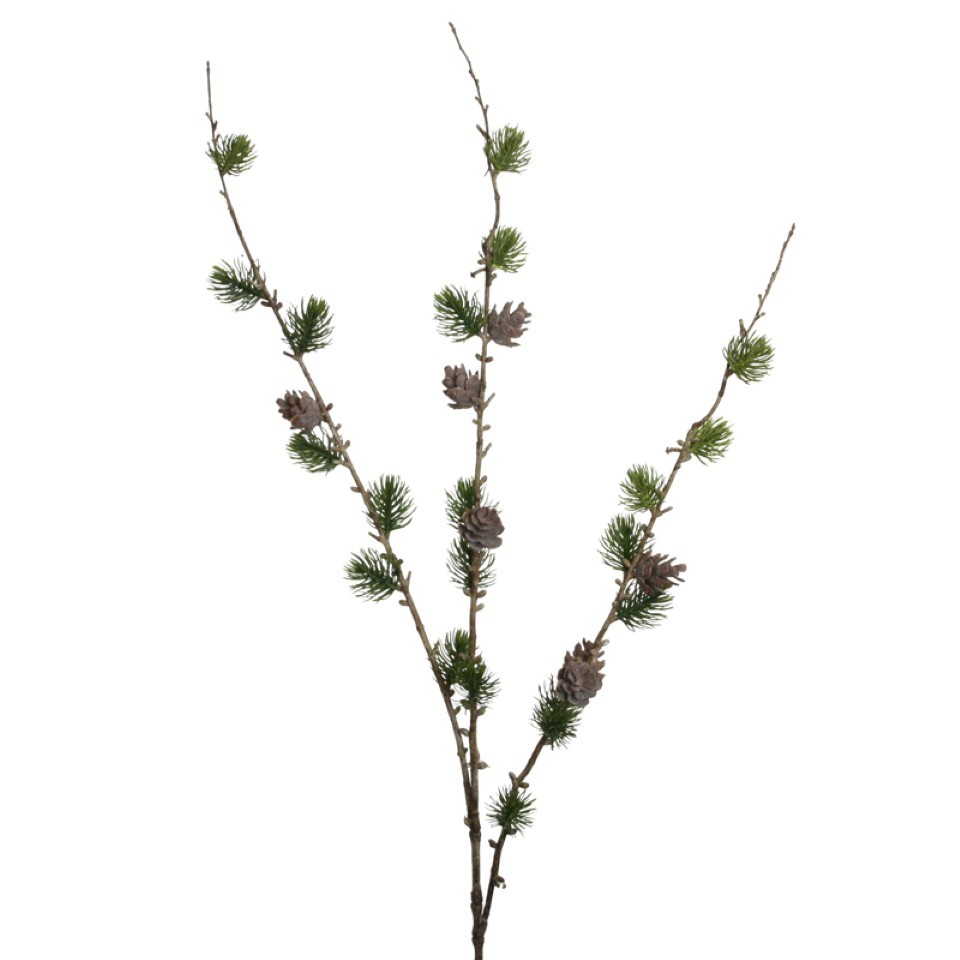 Lärcheneast m. Zapfen grün L98cm