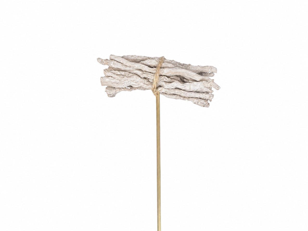 Tail Stick Bündel am 30cm Bambus Stiel white washed