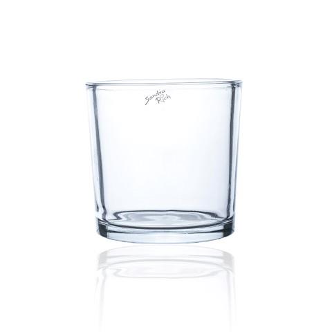 Glasübertopf "Heavy"  D14 H14cm, klar