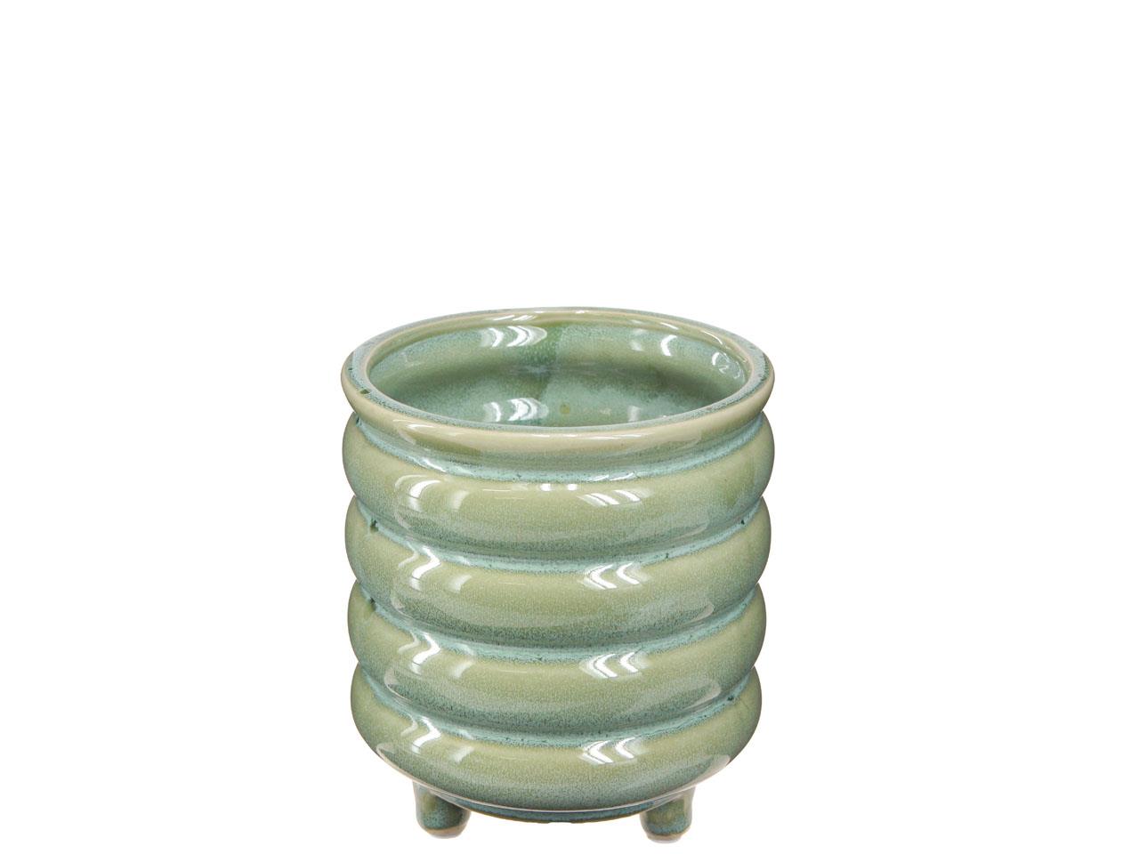 Übertopf Keramik jade D11,5xH13cm