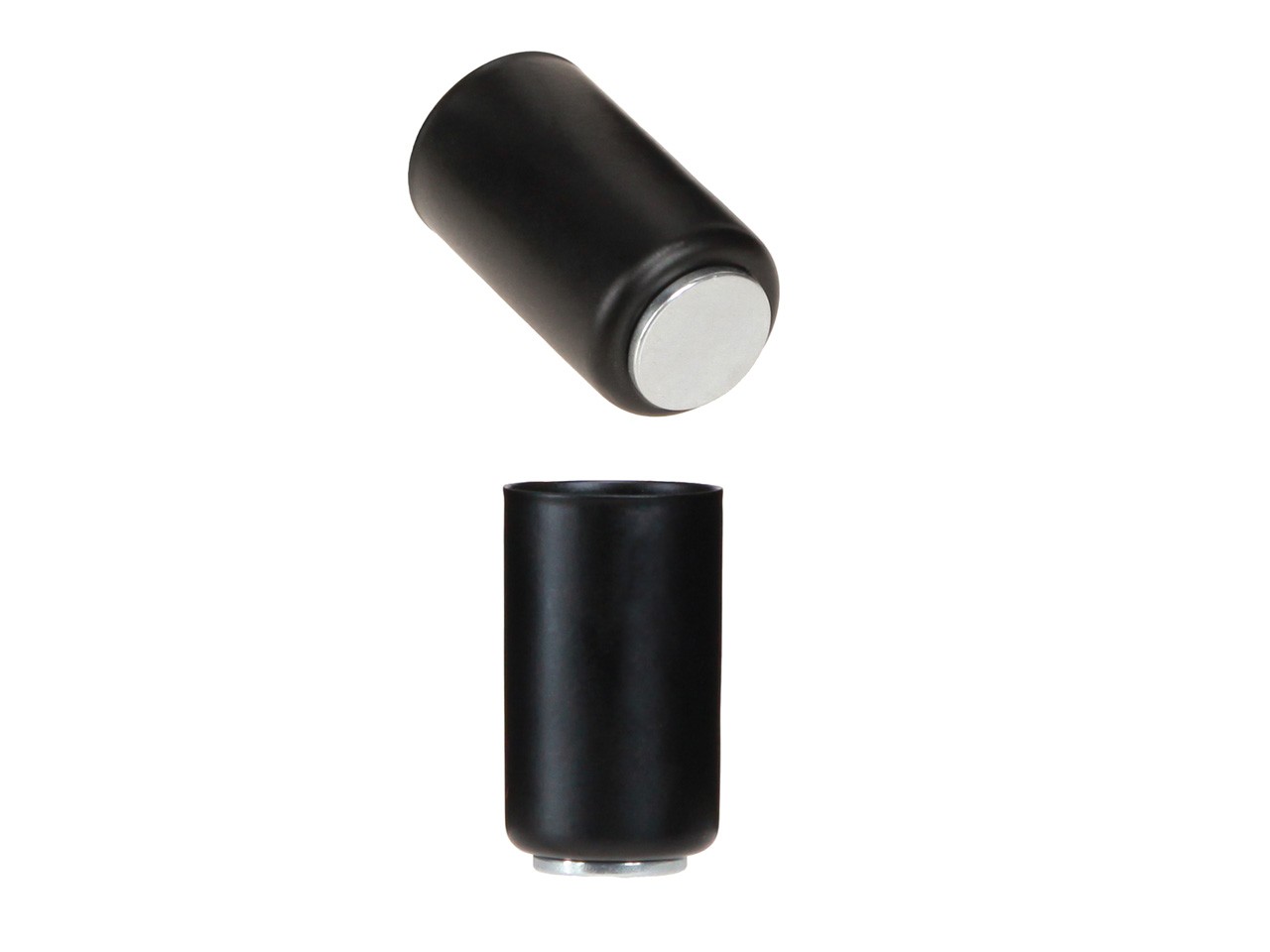 Stabkerzenhalter Metall magnetisch schwarz matt D2,4cm