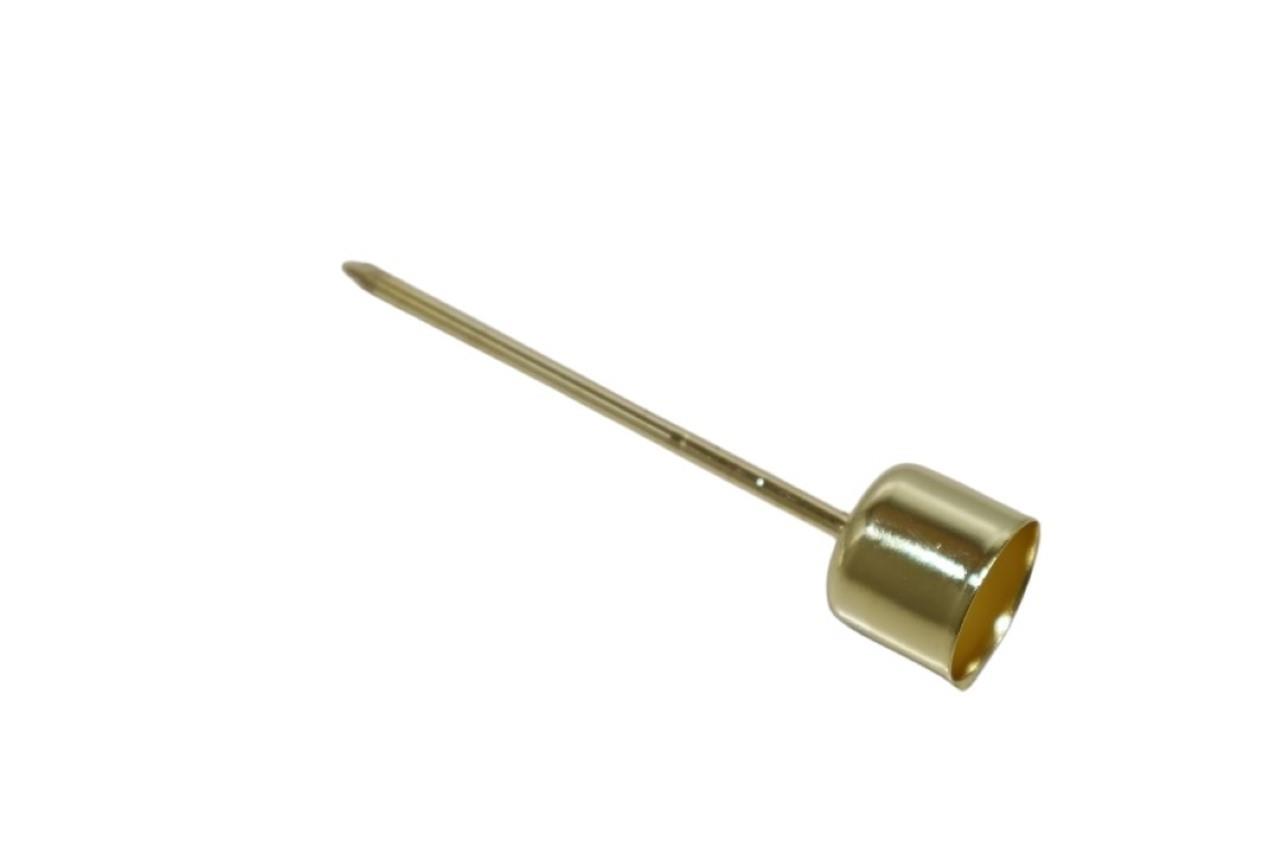 Stabkerzenhalter Metall gold glanz 2,2cm