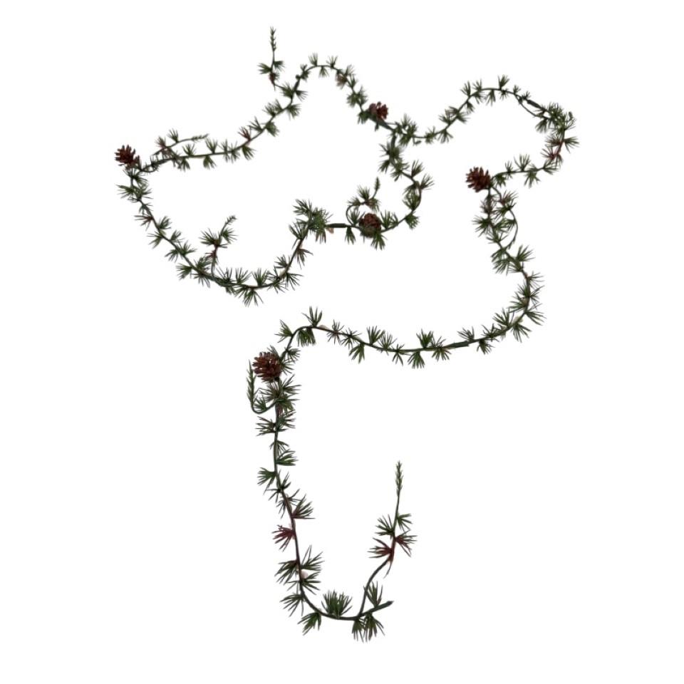 Girlande Zuckerfichte mini 176 cm grün