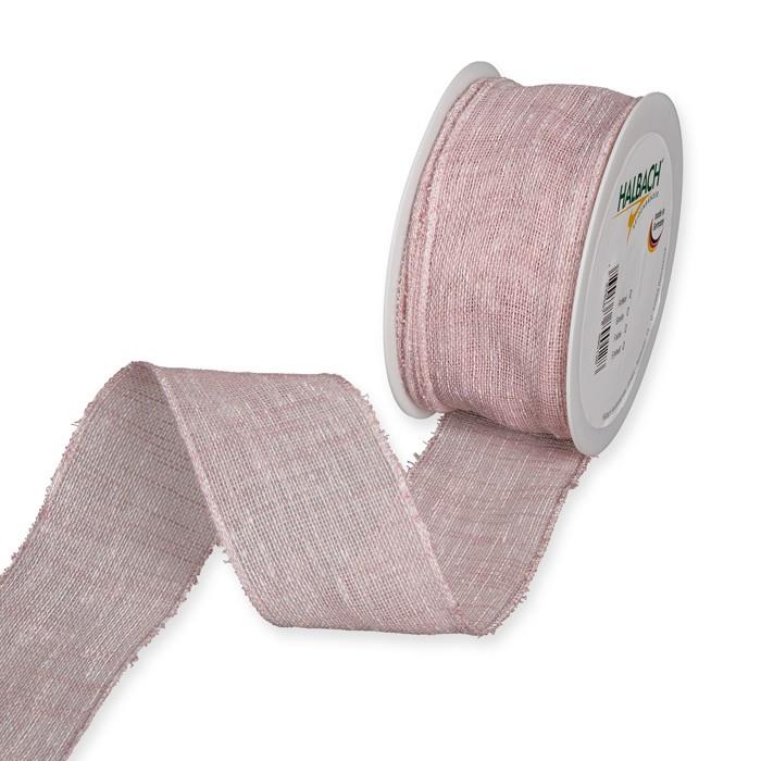 Band Leinen-Optik 50 mm 8 Meter paleberry 510