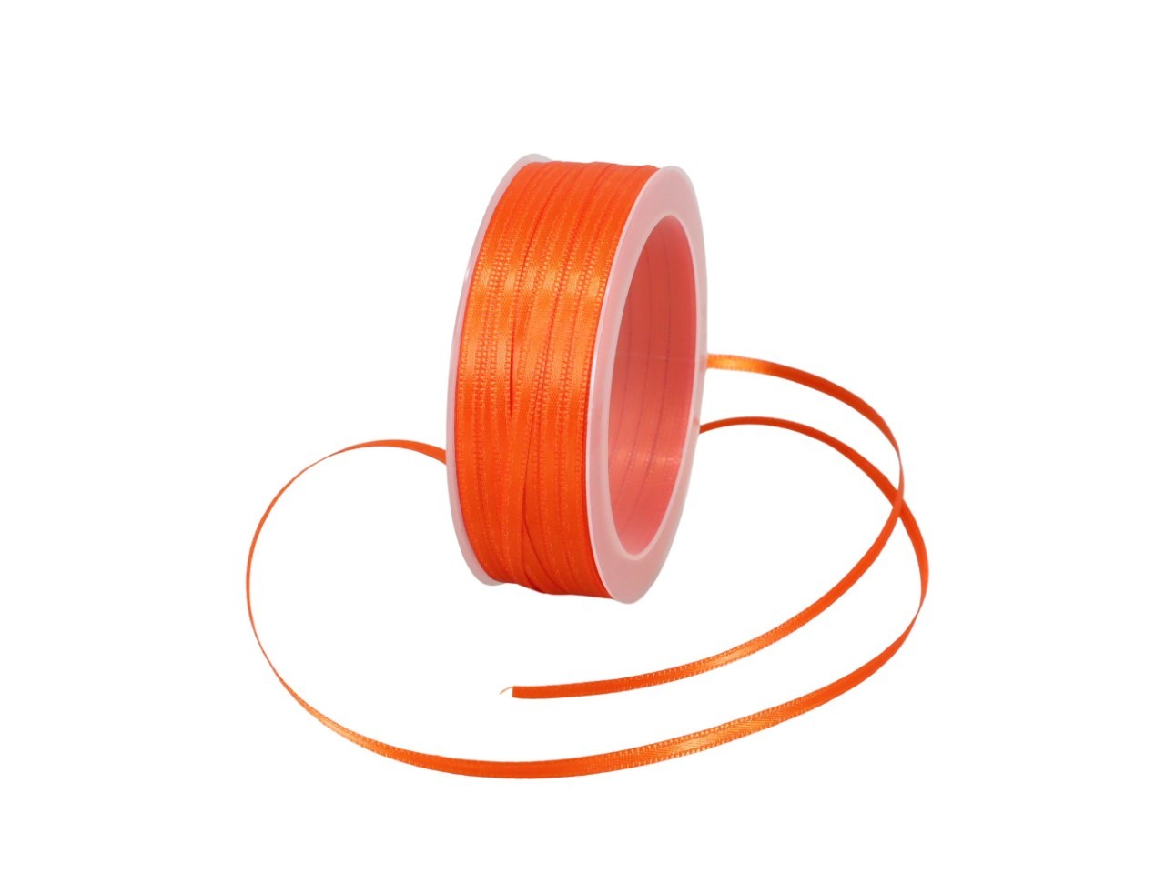 Satinband 3 mm 50 Meter orange 260