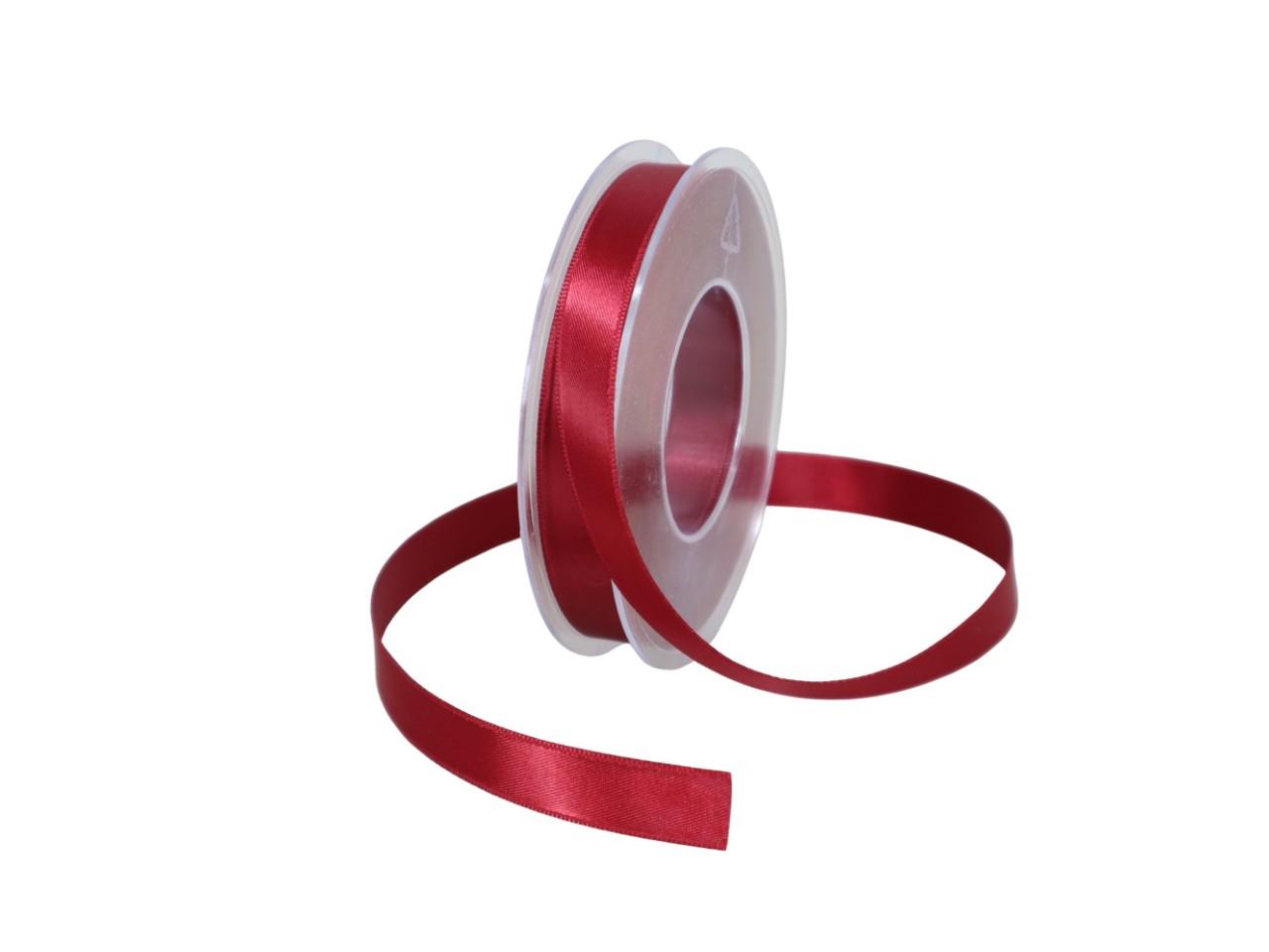 Satinband 15 mm 25 Meter bordo