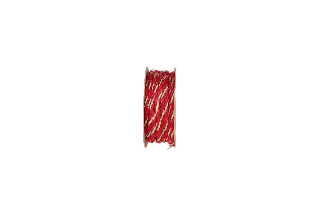Band Modern Cord 6 mm 15 Meter bordeaux 360