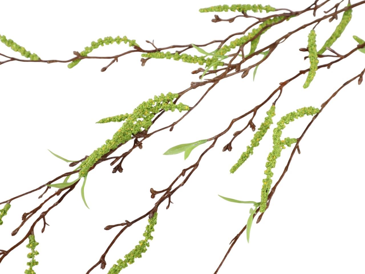 Weidenzweig blühend grün L113cm