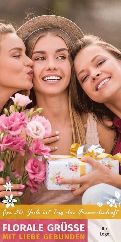 ekaflor Tag der Freundschaft 2025 POS-Banner 2 inkl. Druck