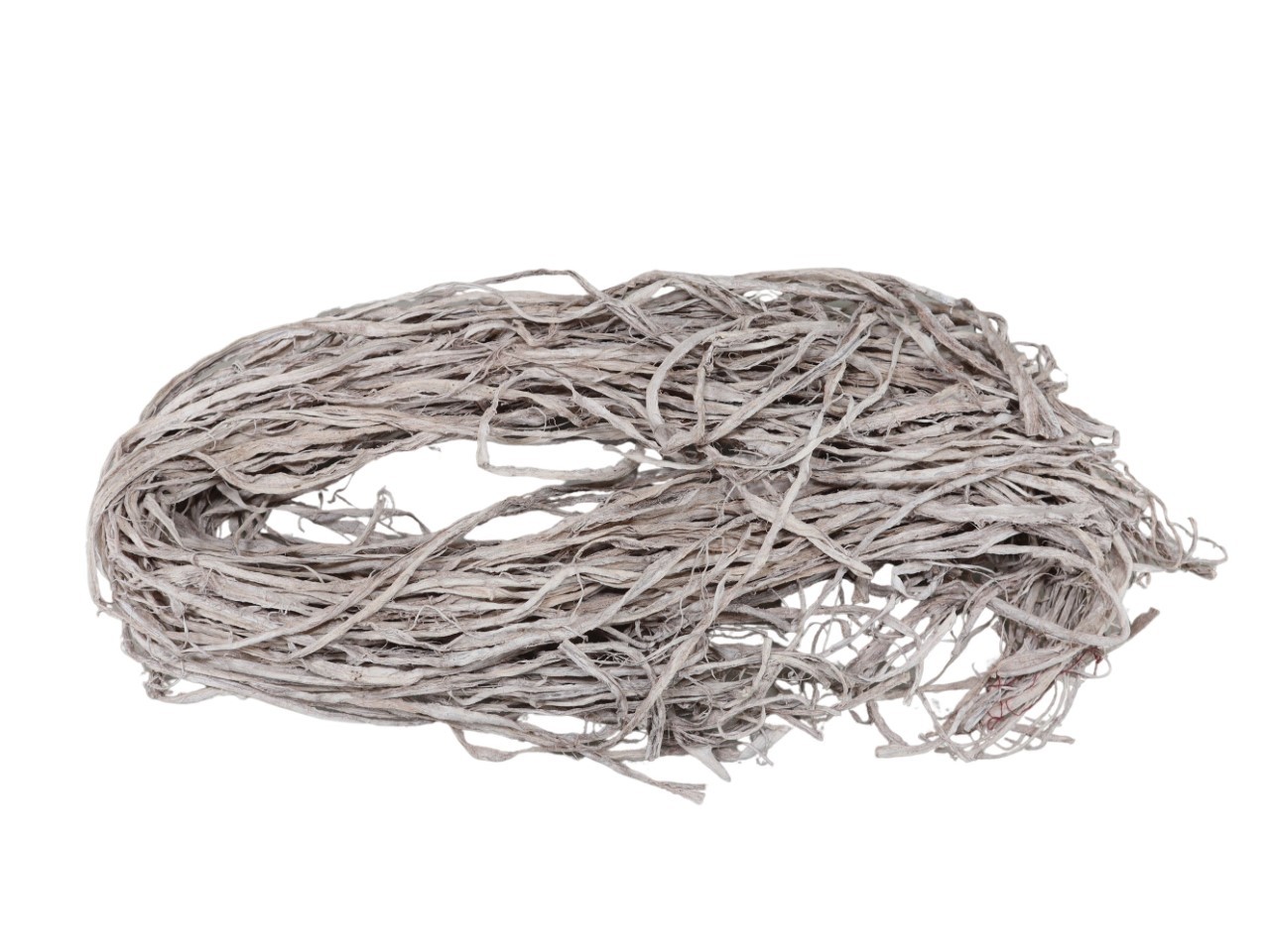 Browny Raffia Curled Faser L70-80cm 500gr. white washed