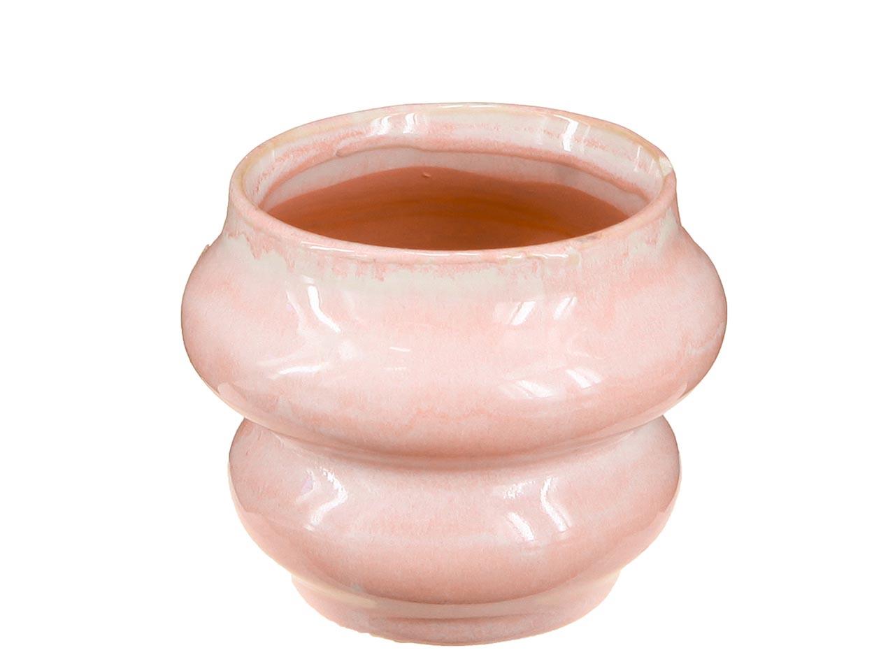 Übertopf Keramik rosenholz D16,2cm H12,5cm