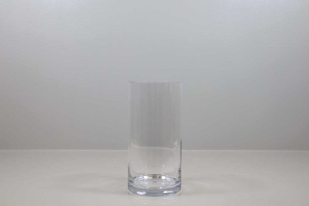 Glaszylinder H 30 D 15 cm