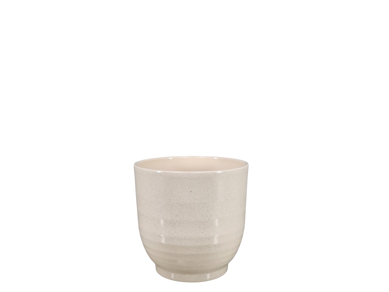 Keramikübertopf Form 685 beige-stone D07cm