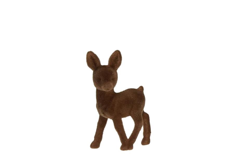 Rehkitz "Flocki" stehend braun H11cm