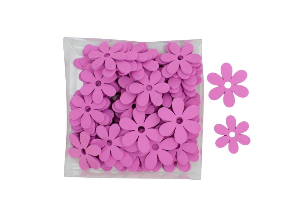 Blütenstreuer Laura Holz pink D4+3cm