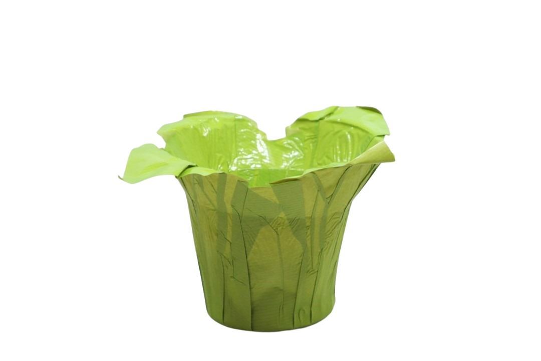 Deco Wraps wasserfest grün D12,5xH10,5cm