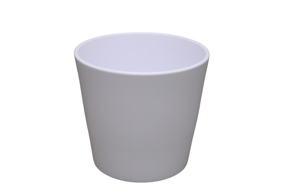 Keramikübertopf Serie 440 32cm weiß matt