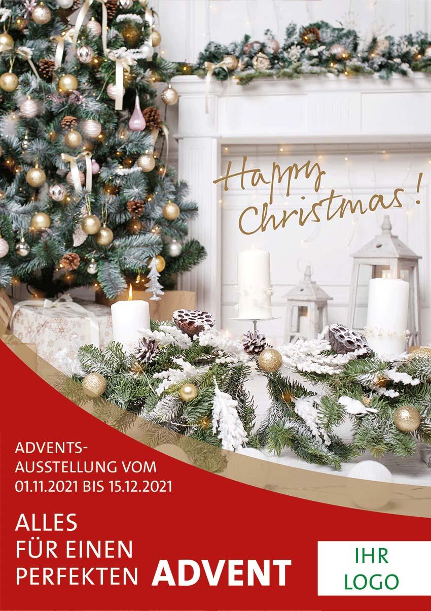 ekaflor Advent 2 Plakate A1 inkl. Druck 04 (2Stk)