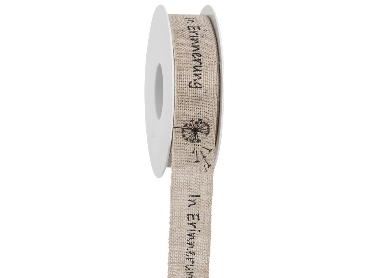 Band In Memory 25 mm 18 Meter natur 02