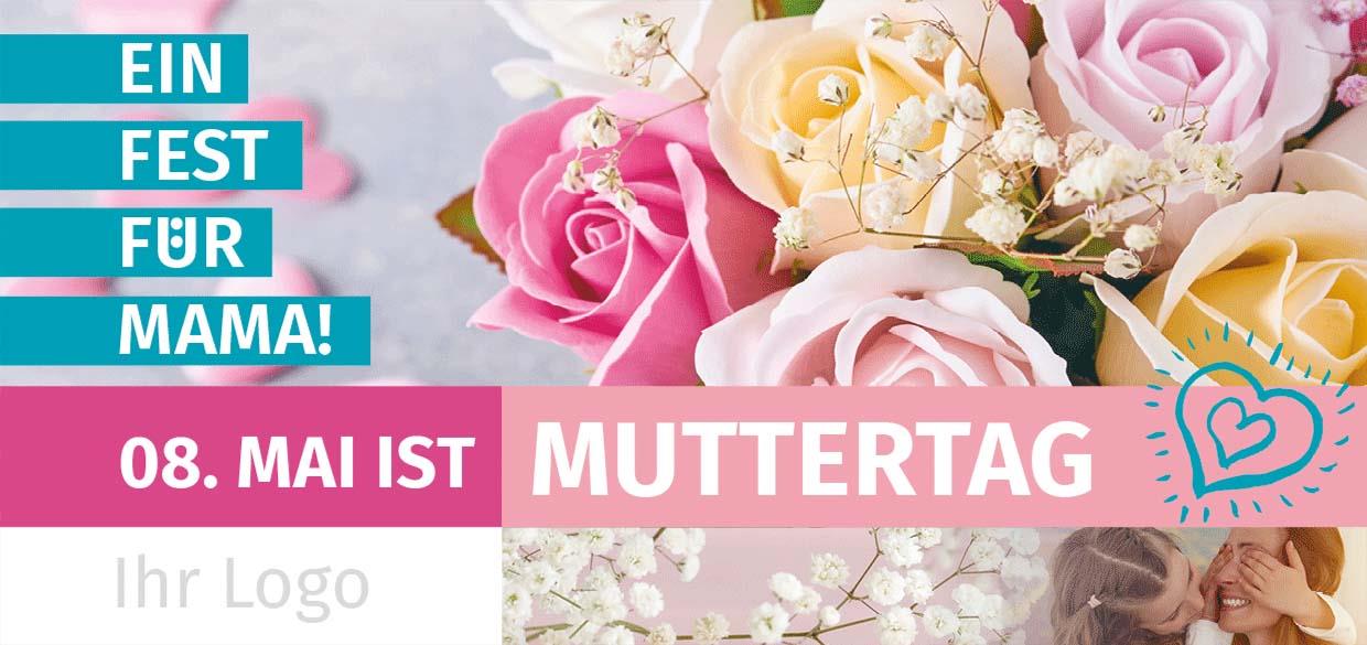 ekaflor Muttertag DIN lang Flyer inkl. Druck (1000Stk)