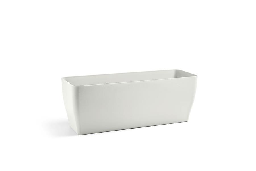 Pflanzkasten Living L26cm weiß matt