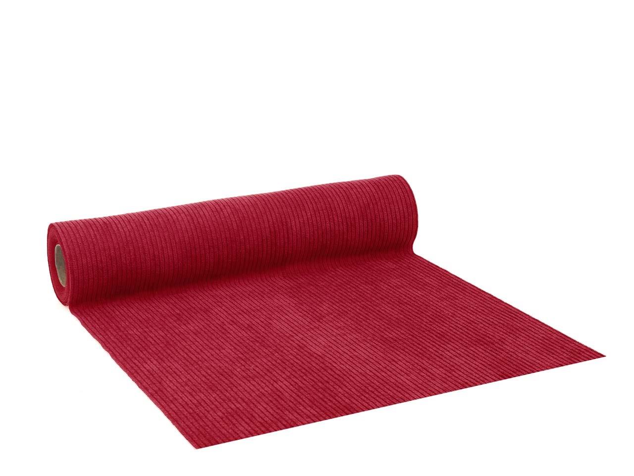 Tischband Cord 28 cm 2,5 Meter rot Farbe 21