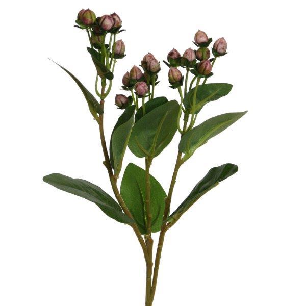 Hypericumzweig mauve H67cm