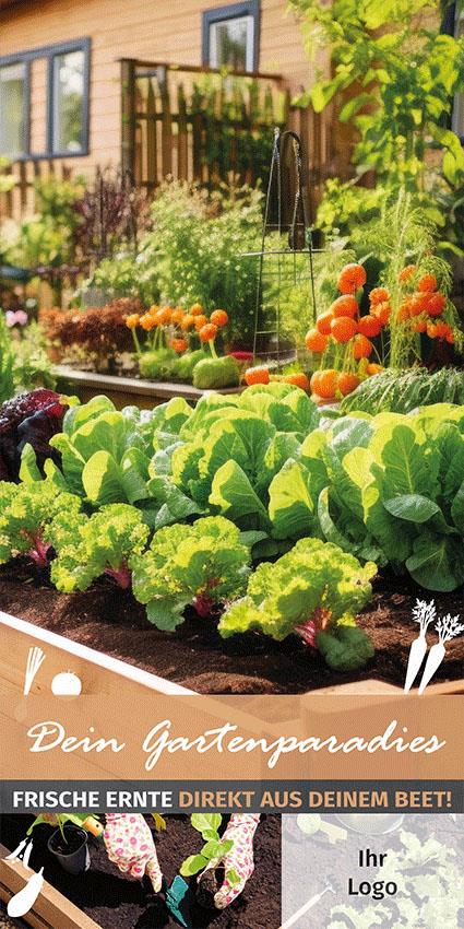 ekaflor Gartenparadies 2025 POS-Banner 2 inkl. Druck