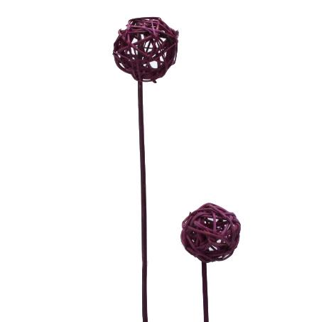 Brunch Ball gestielt D6cmL55cm brombeer