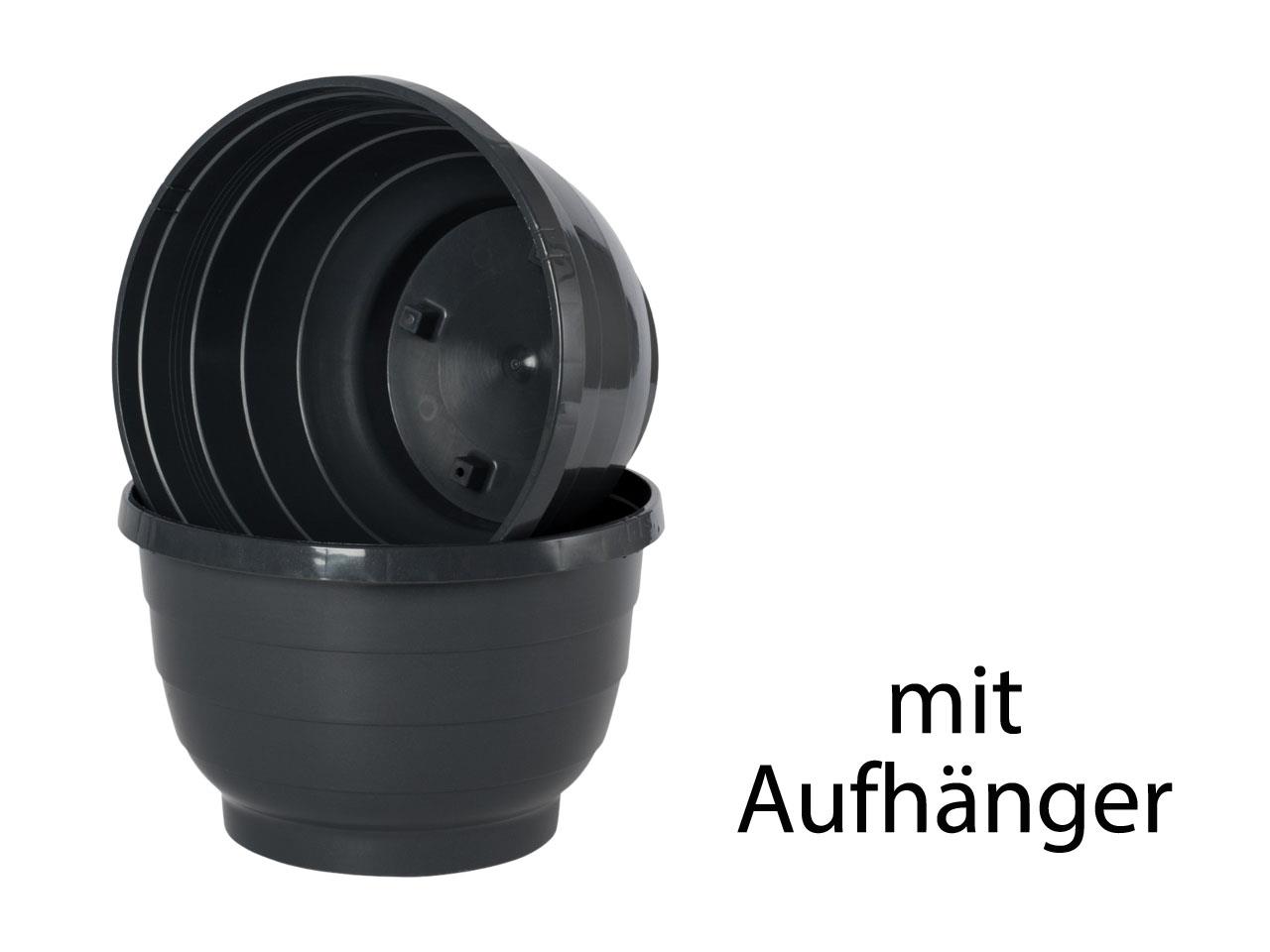 Ampel Komet 25cm incl Aufhänger anthrazit NETTO