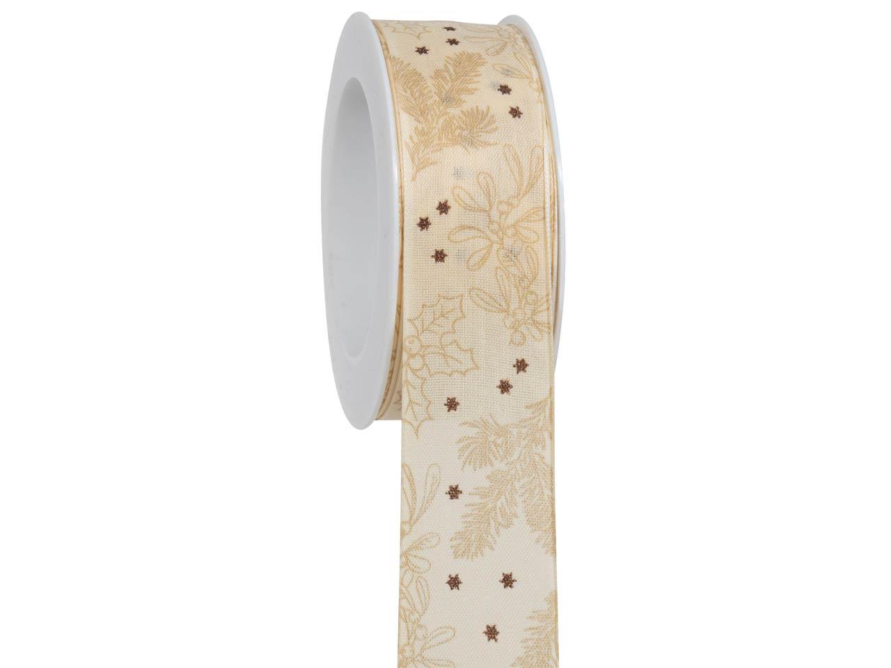 Band Wintereinbruch 40 mm 15 Meter sand 027