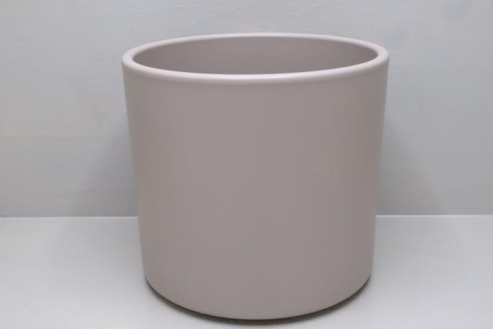Keramikübertopf 28cm steingrau-matt Serie 411