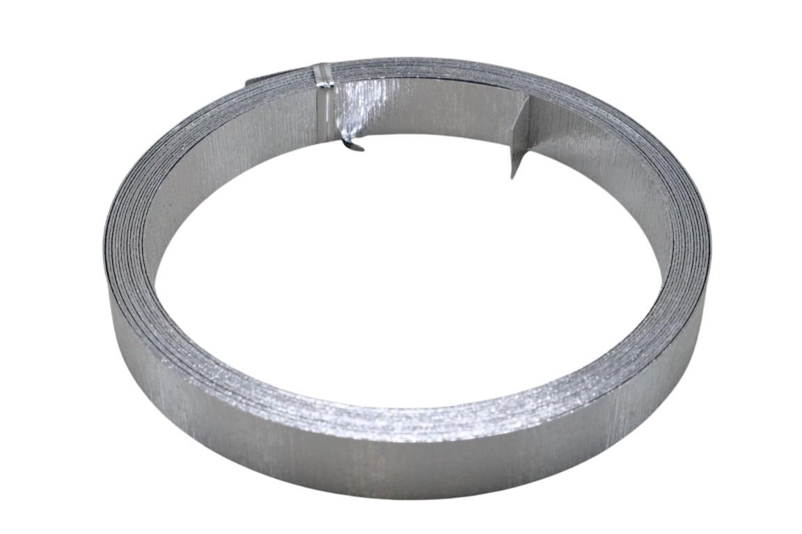 Alu Flachdraht 15mm 5m silber