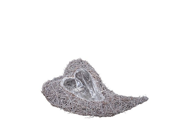 Herz z. Pflanzen Rebe gekalkt D27xL48cm