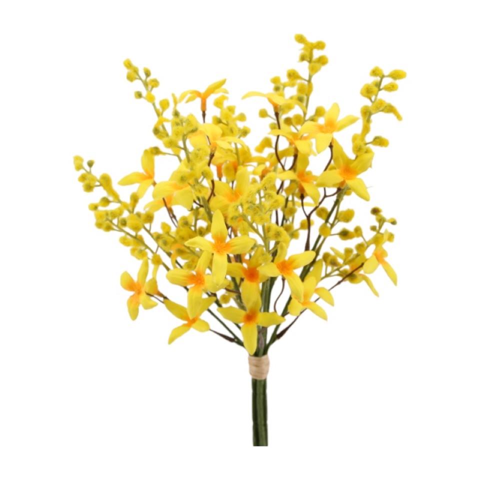 Forsythien-Mimosen Bund gelb H38cm