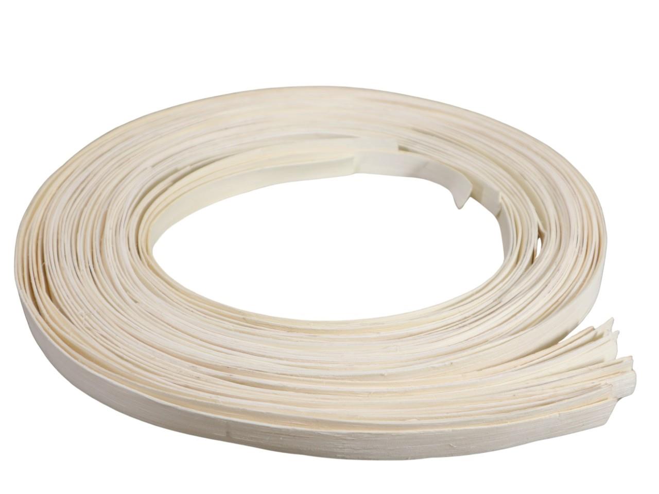 Rattan auf Rolle 18mm gebleicht 250gr.